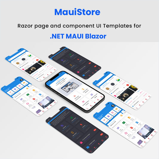 MauiStore- .NET MAUI Blazor Hybrid and Web App Template