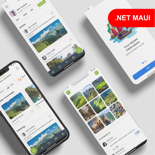 MauiTravel - Travel Blogs App Template for .NET MAUI